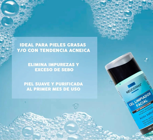 Gel Limpiador Facial Anti-Acné con Ácido Salicílico – 150 ml