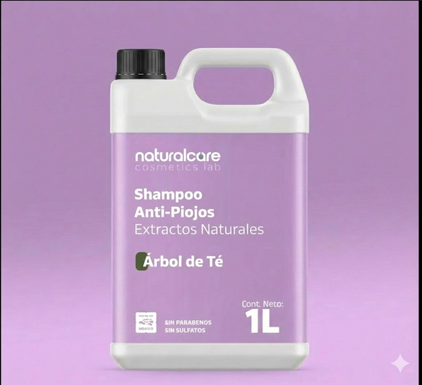 Shampoo Antipiojos Herbal con Neem y Árbol de Té - Neuderma