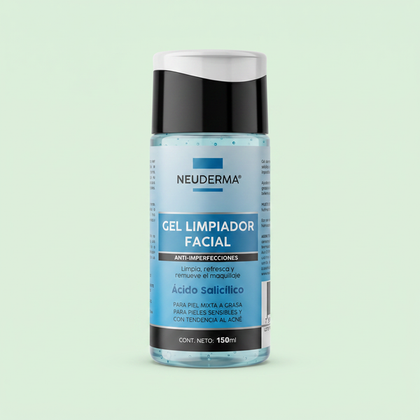 Gel Limpiador Facial Anti-Acné con Ácido Salicílico – 150 ml