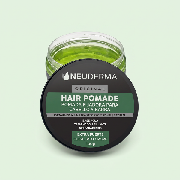 Pomada Para Cabello Extra Fuerte Aroma Menta Eucalipto Base Agua 100g