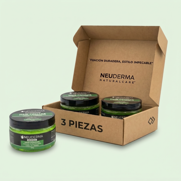 Kit 3 Pzas Pomada para Peinar Verde Eucalipto Grove - Neuderma