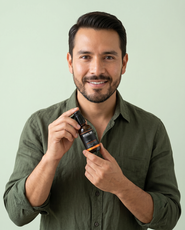 Aceite Estimulante Para Crecimiento De Barba Y Bigote - 60ml