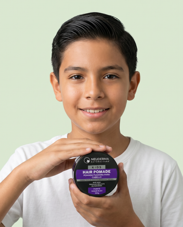Pomada para Cabello para Niños Base Agua Fijación Fuerte | Water Based Pomade Strong Hold for Kids | Sugar Rush