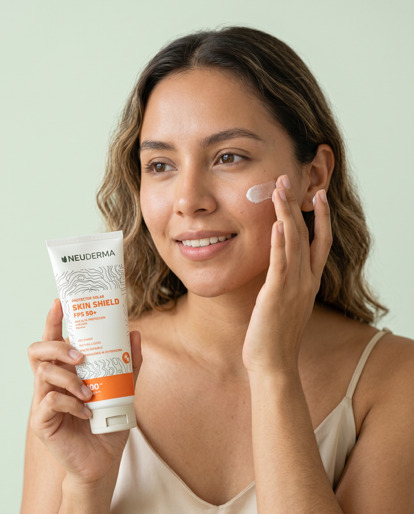 Protector Solar Skin Shield Neuderma FPS 50+ Hidratante y Humectante - 100ml