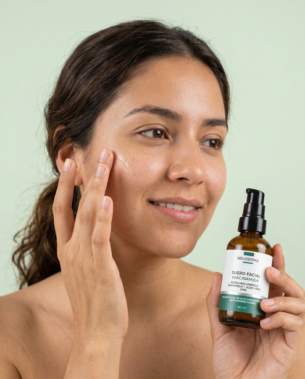 Suero Facial con Niacinamida + Ácido Hialurónico + Hamamelis + Aloe Vera 60ml