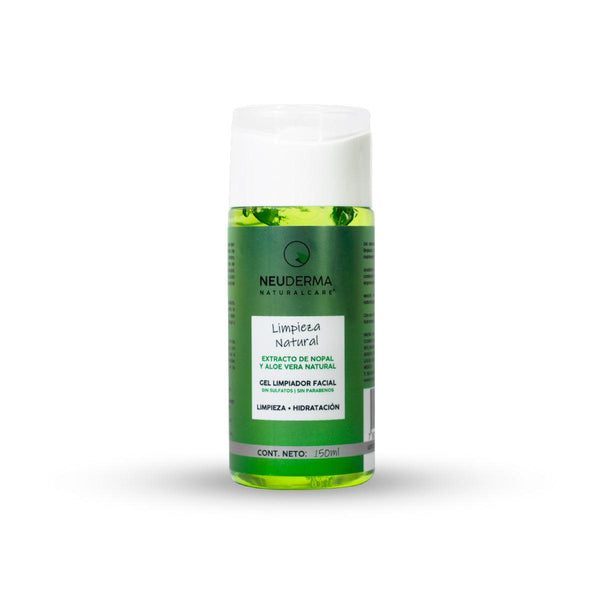Gel Limpiador Facial con Extracto de Nopal + Aloe Vera 150ml - THE NATURALCARE SHOP - By NEUDERMA