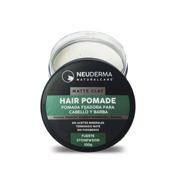 Matte Clay Pomade Hold Strong | Arcilla Mate para Cabello | Pomada Mate | Fijación Fuerte | Stonewood - THE NATURALCARE SHOP - By NEUDERMA