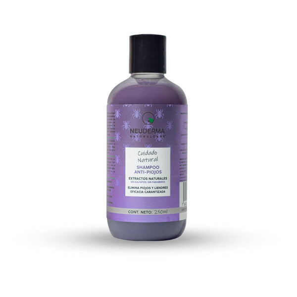 Shampoo Antipiojos con Extractos Naturales 250ml - THE NATURALCARE SHOP - By NEUDERMA