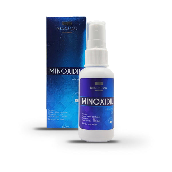 Loción con Minoxidil al 5% 60ml - THE NATURALCARE SHOP - By NEUDERMA