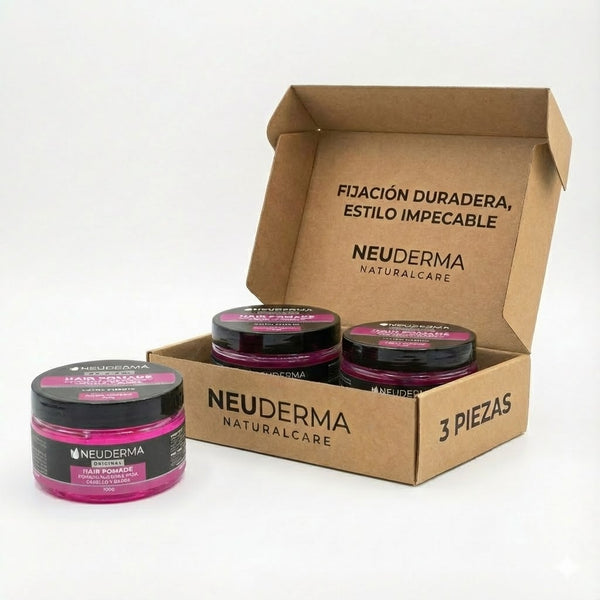 Kit 3 Pzas Pomada para Peinar Rosa Sandía Burst - Neuderma