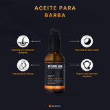 Aceite Estimulante Para Crecimiento De Barba Y Bigote - 60ml