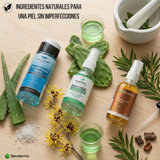 Kit Limpiador Facial Ácido Salicílico + Tónico Equilibrante + Bálsamo Antiacné - Neuderma