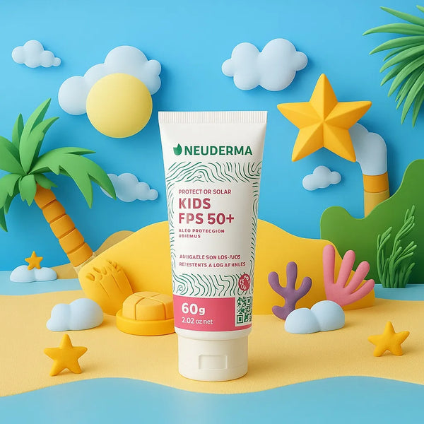 Protector Solar Mineral & Orgánico FPS 50+ para Niños, Neuderma 60ml