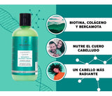 Shampoo de Biotina, Bergamota y Colágeno, Crecimiento Capilar
