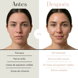 Suero Facial Humectante con Acido Hialurónico, Aloe Vera, Vitamina E - 60ml