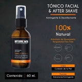 Tónico Facial y After Shave Hamamelis Bergamota 100% Natural 60ml