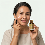 Suero Facial Antioxidante con Vitamina C + Ácido Hialurónico + Pantenol + Vitamina E