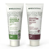 Kit Protector Solar Mineral & Orgánico (100ml) + Protector Solar Derma100 (100ml) - Neuderma