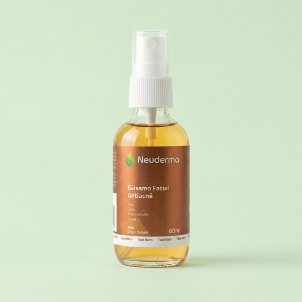 Bálsamo Anti-Acné Natural para Barros y Espinillas con Árbol de Té y Tepezcohuite – 60 ml