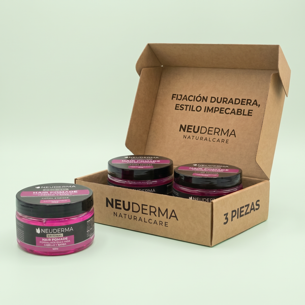 Kit 3 Pzas Pomada para Peinar Rosa Sandía Burst - Neuderma