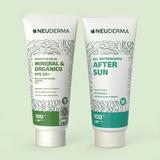 Kit Protector Solar Mineral & Orgánico 100ml + Gel Refrescante After Sun 100ml - Neuderma