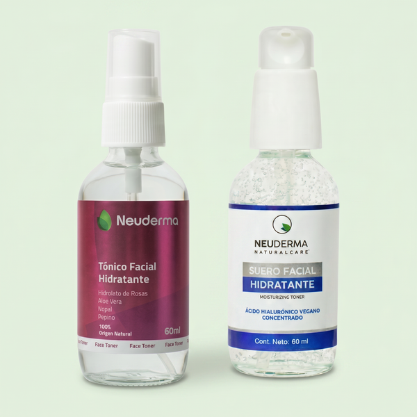 Kit Tónico Facial Hidratante 60ml + Suero Facial Hidratante 60ml - Neuderma