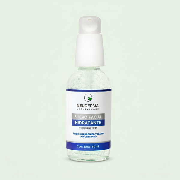 Suero Facial Hidratante con Ácido Hialurónico Vegano - 60ml