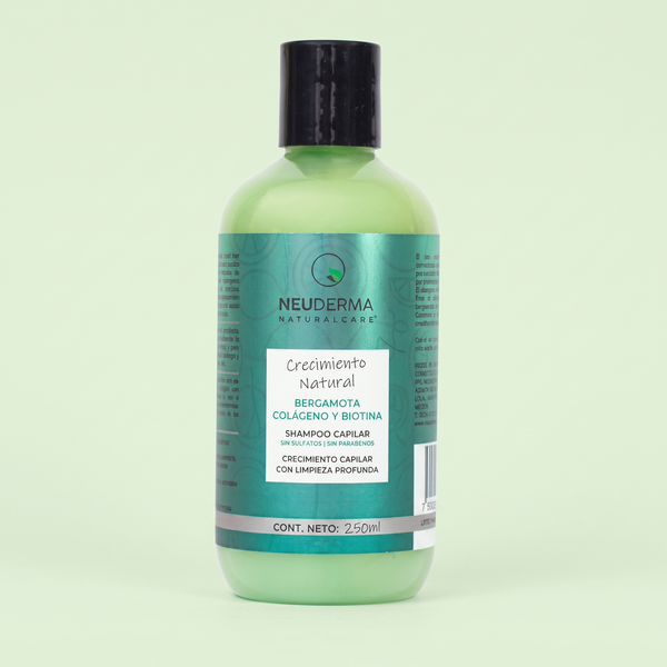 Shampoo de Biotina, Bergamota y Colágeno, Crecimiento Capilar