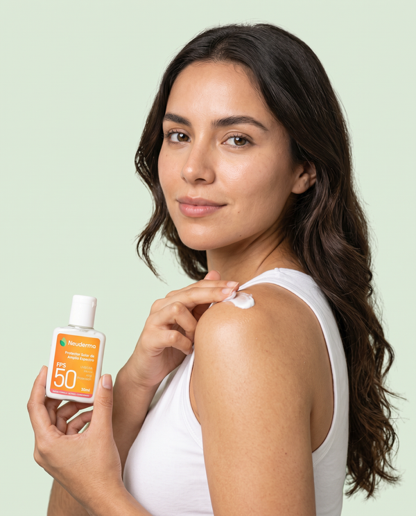 Protector Solar Neuderma FPS 50 de 30ml - Ligero, Natural, Poderoso