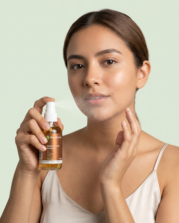 Bálsamo Anti-Acné Natural para Barros y Espinillas con Árbol de Té y Tepezcohuite – 60 ml