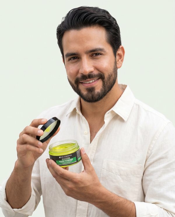 Pomada Para Cabello Extra Fuerte Aroma Menta Eucalipto Base Agua 100g