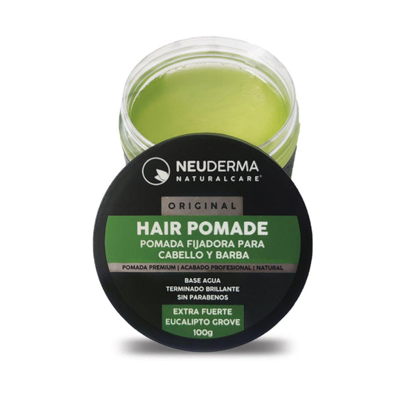 Pomada Para Cabello Extra Fuerte Aroma Menta Eucalipto Base Agua 100g - THE NATURALCARE SHOP - By NEUDERMA